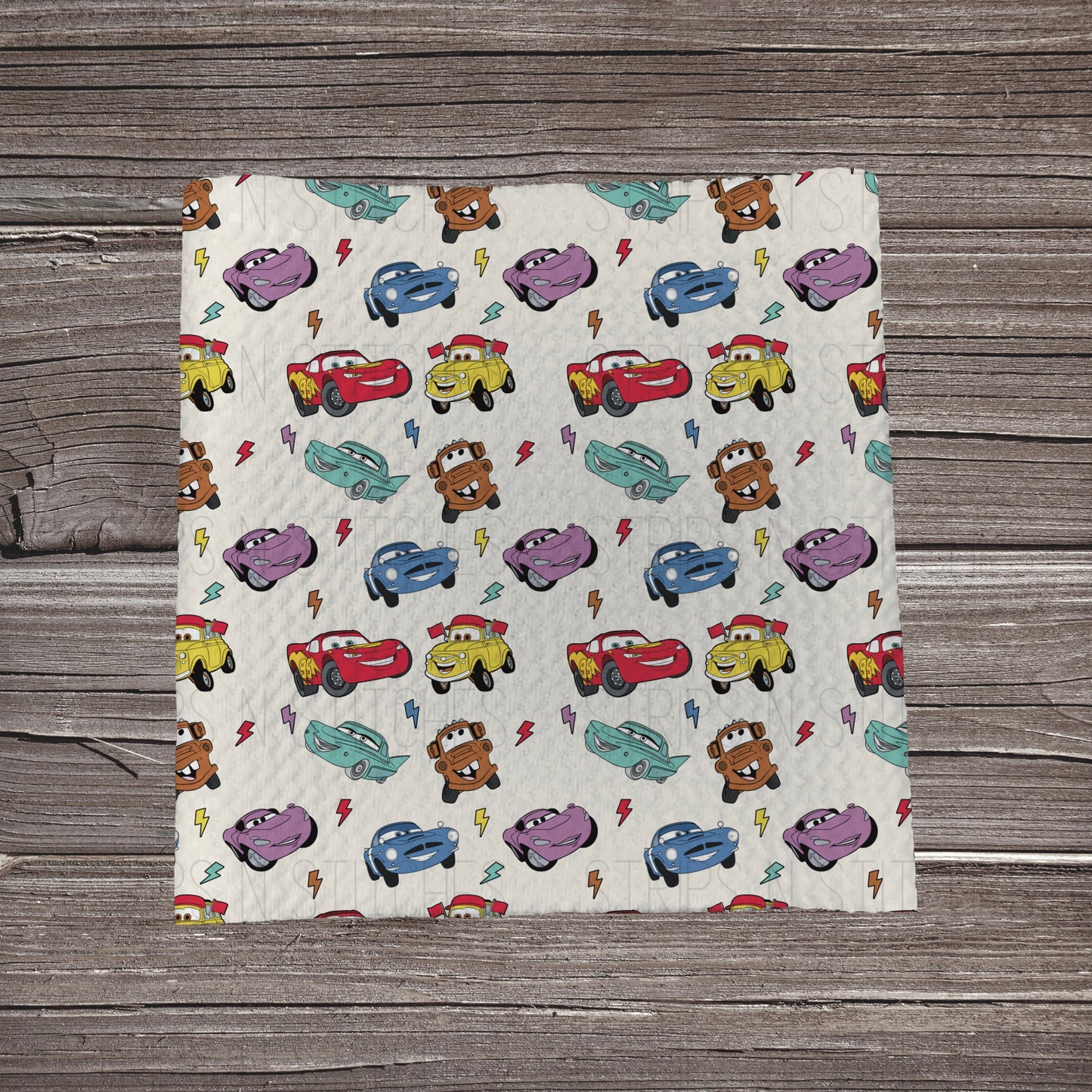 Lightning Vehicle | Fabric Strip- Bow Making- Headwraps- Scrunchies