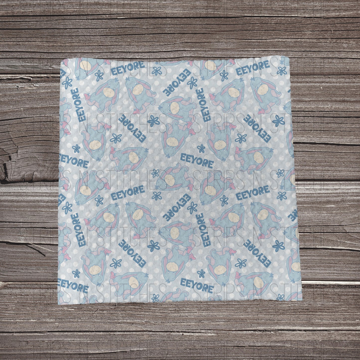 Donkey Text | Fabric Strip- Bow Making- Headwrap- Scrunchies