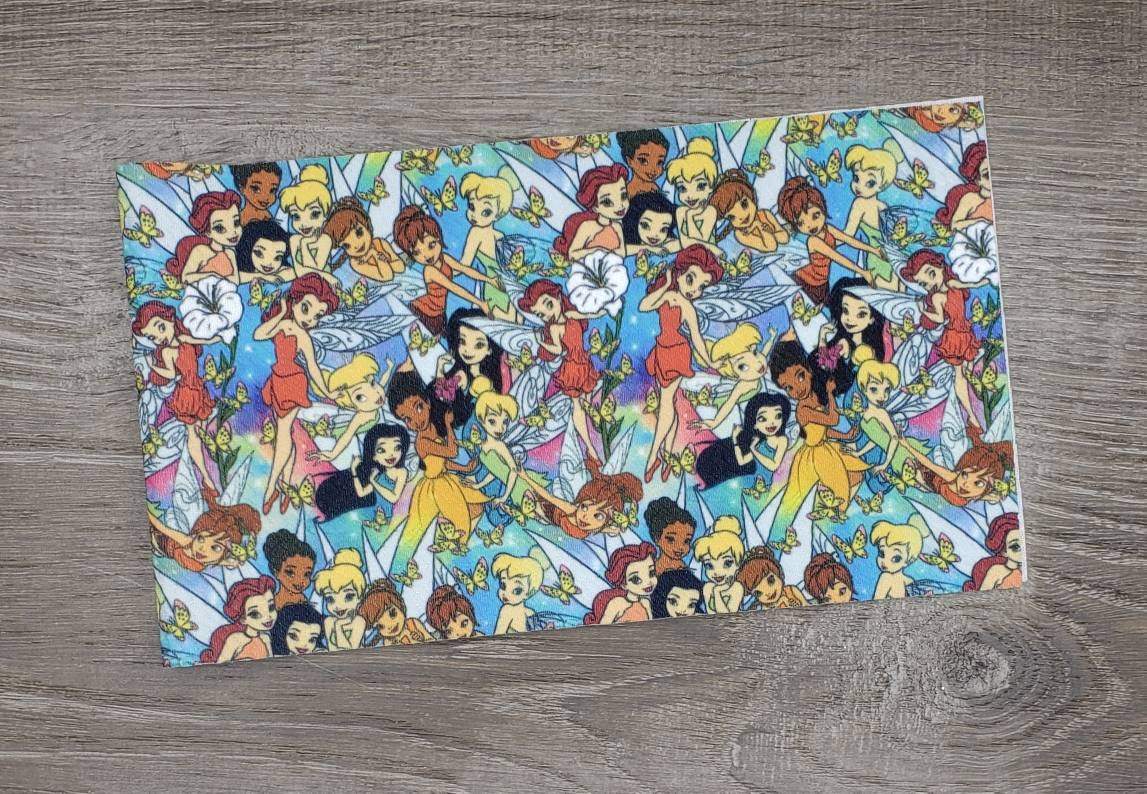 Bell Fairies Fabric Strip- Bow Making- Headwrap- Scrunchies