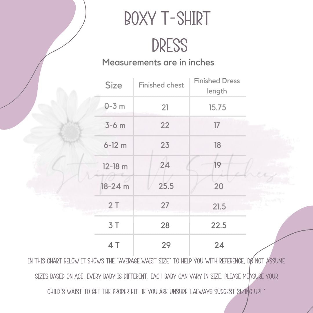 Ready to Sew Pre-Cut T-Shirt Dress