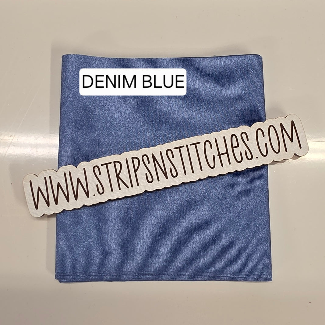 SOLID Stretch Satin Fabric Strips (Multiple Colors) *LIMITED RUN*