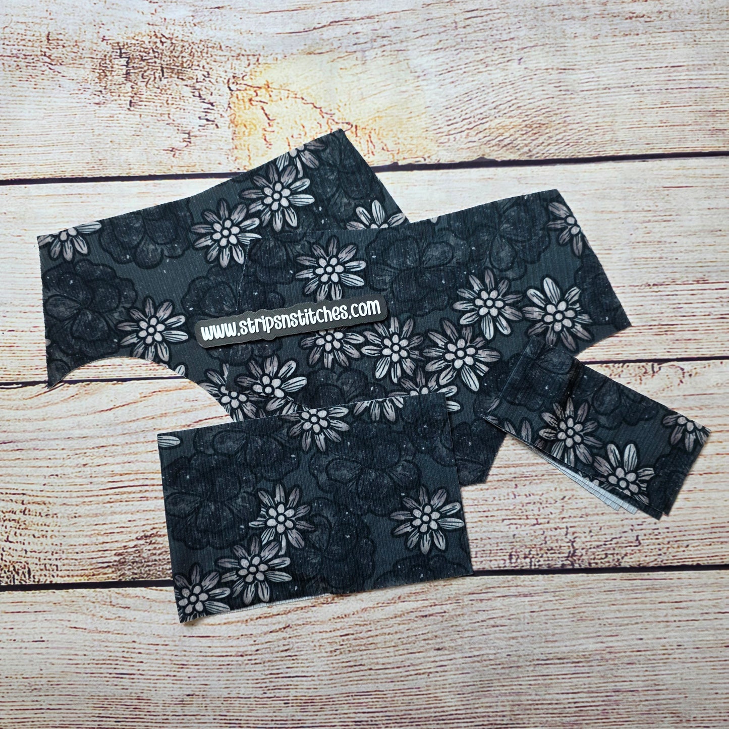 Floral- 3-6 M Bummies - Skinny Rib