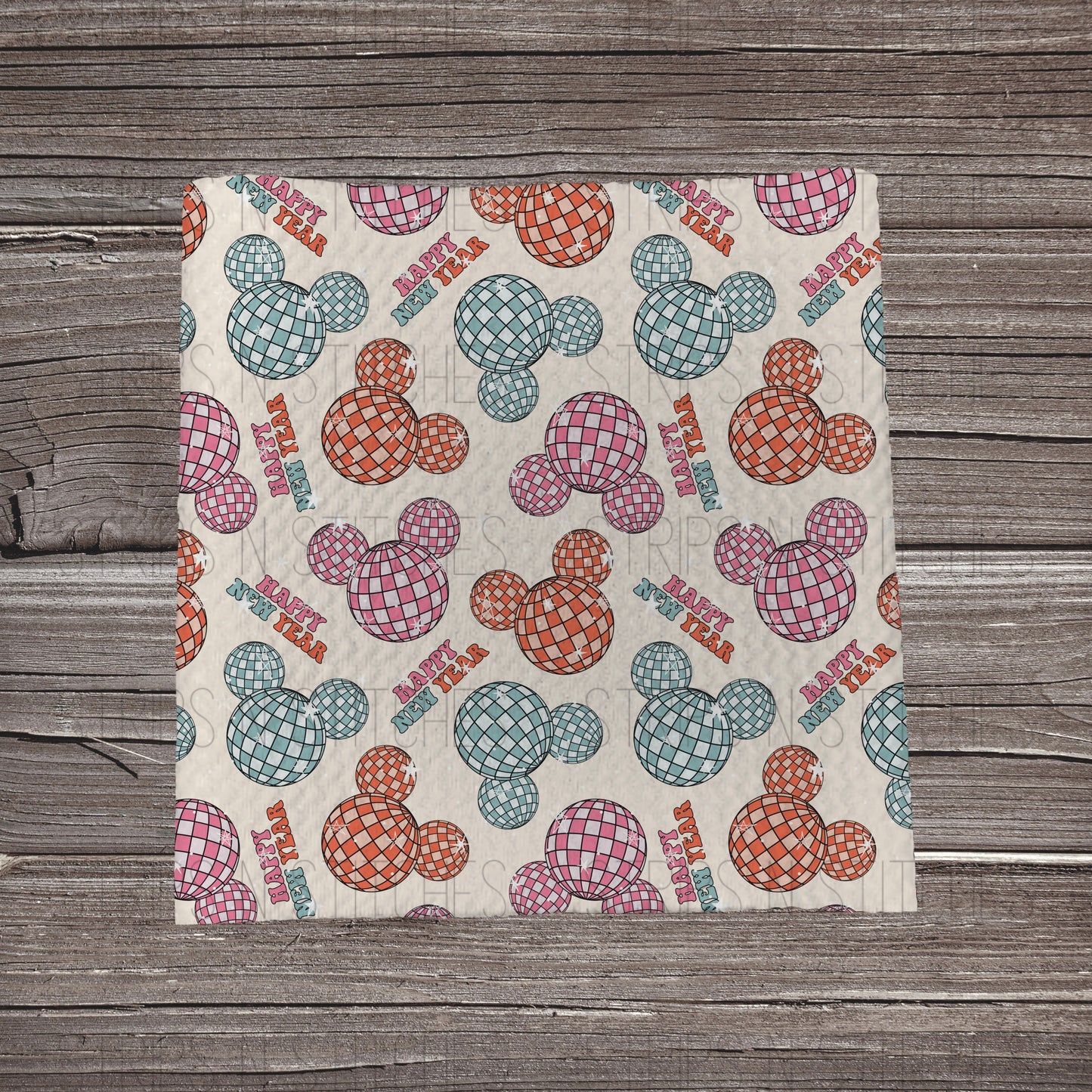 Disco Ball New Year MM | Bullet Fabric Strip | Bow Making | Scrunchie |