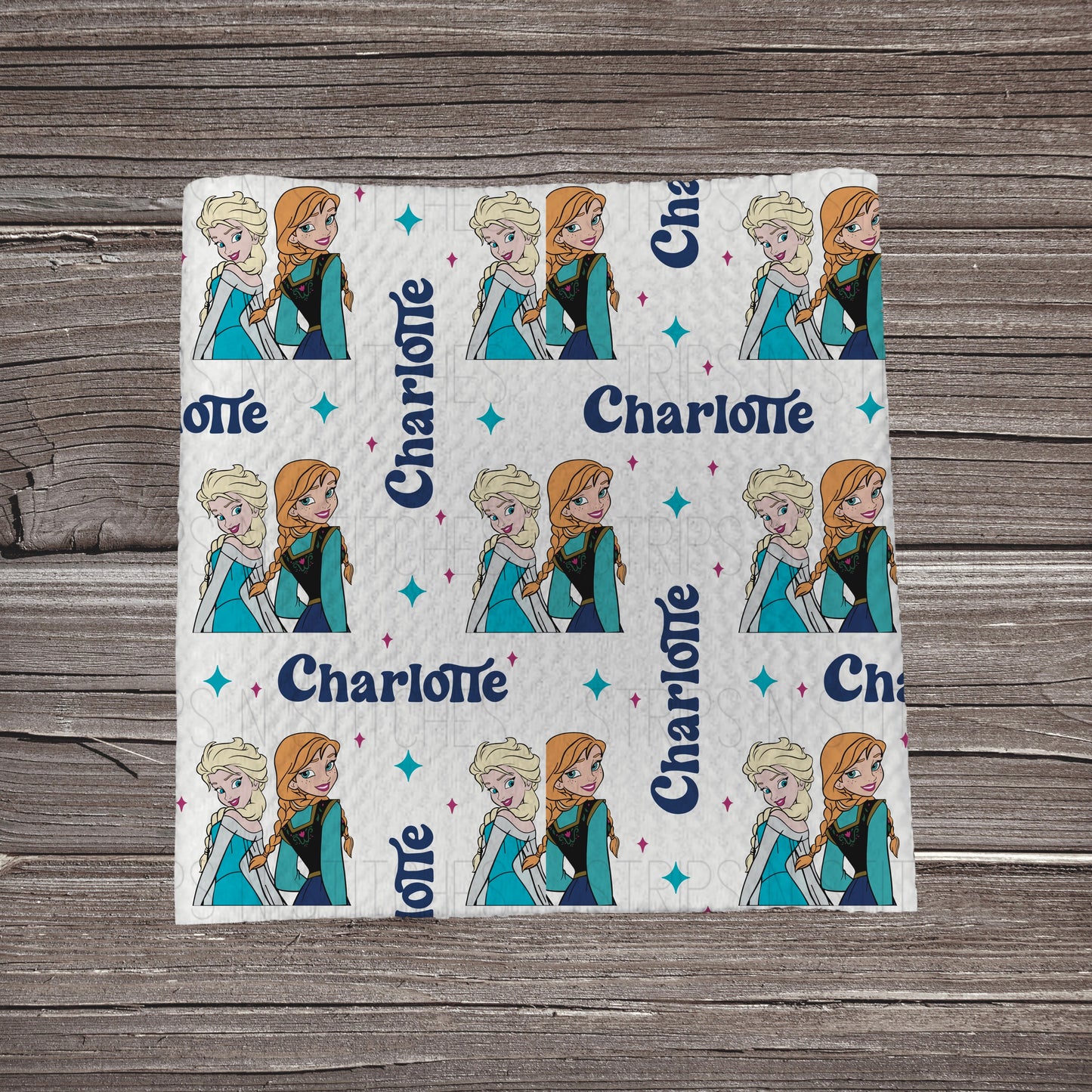 Icy Girl CUSTOM NAME *SHOP EXCLUSIVE* | Bullet Fabric Strip | Bow Making | Scrunchie | Headwraps