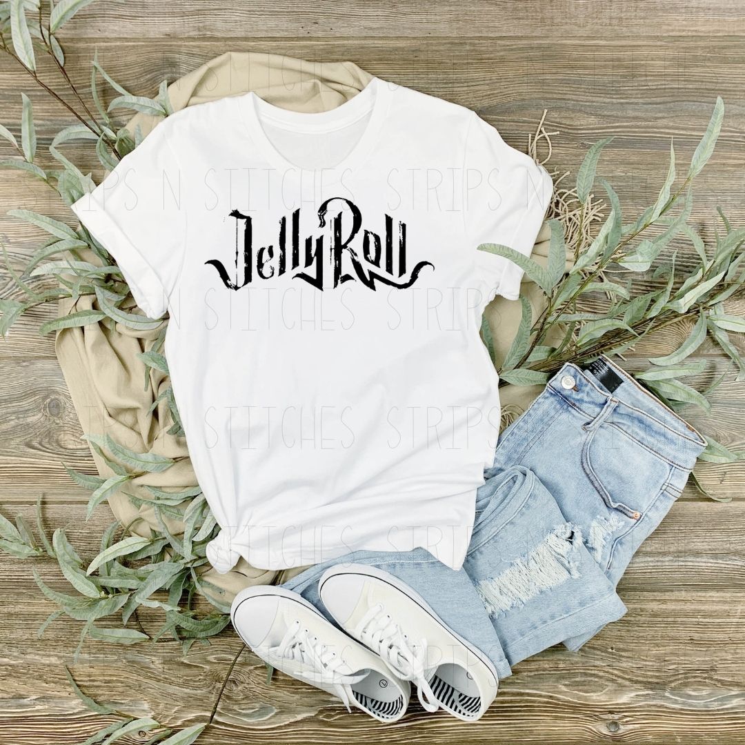 Jelly Roll- Black | Sublimation Transfer | Create your own Shirt