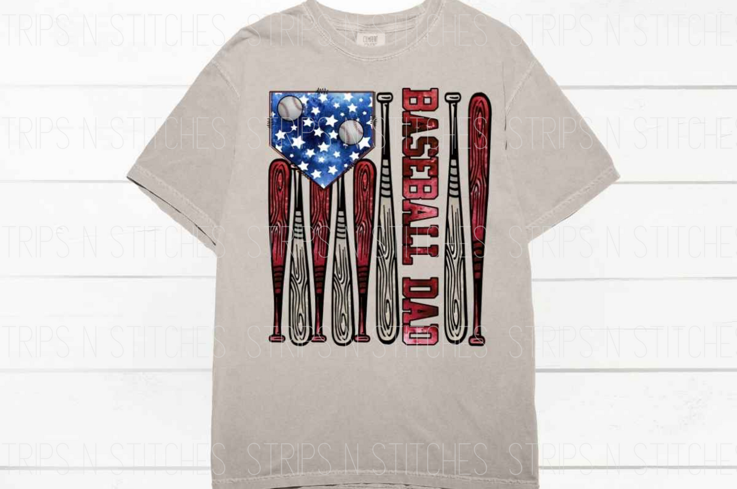 Baseball Dad DTF Transfer