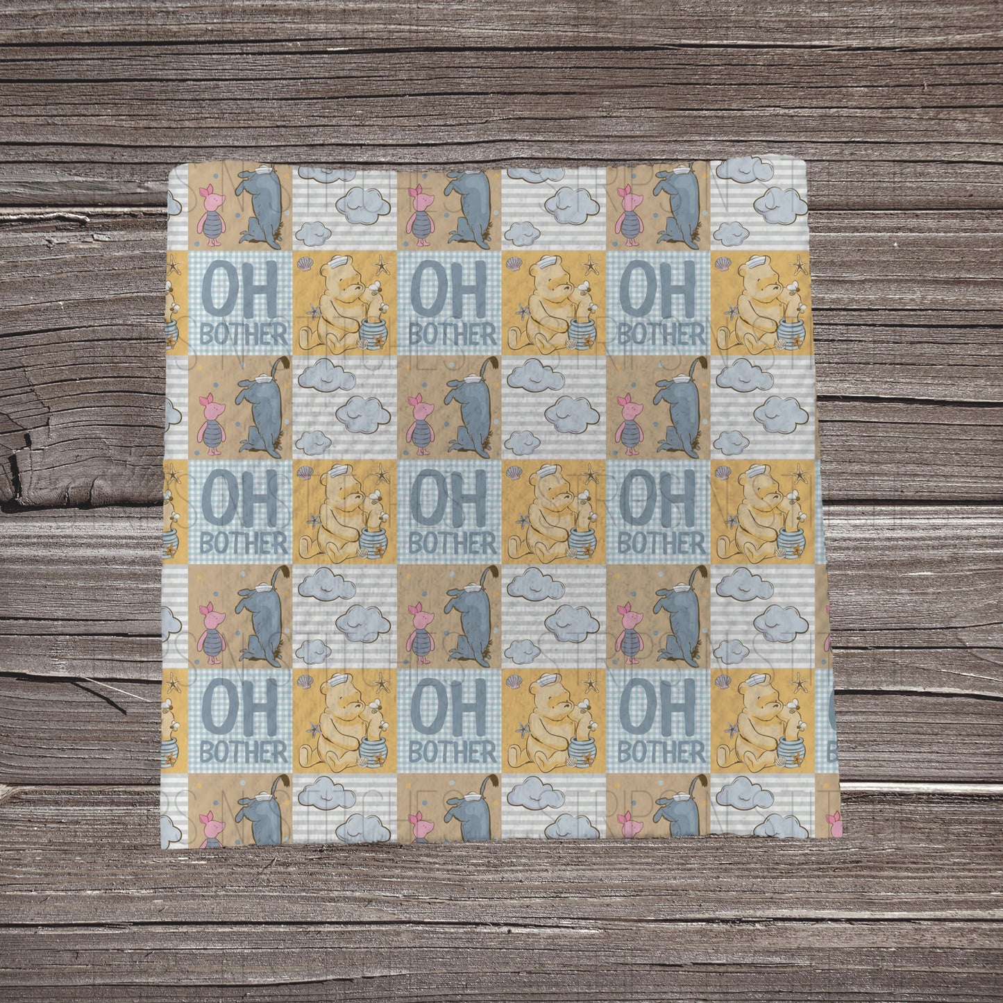 Sweet Honey Brother Patchwork | Fabric Strip- Bow Making- Headwraps- Scrunchieshma