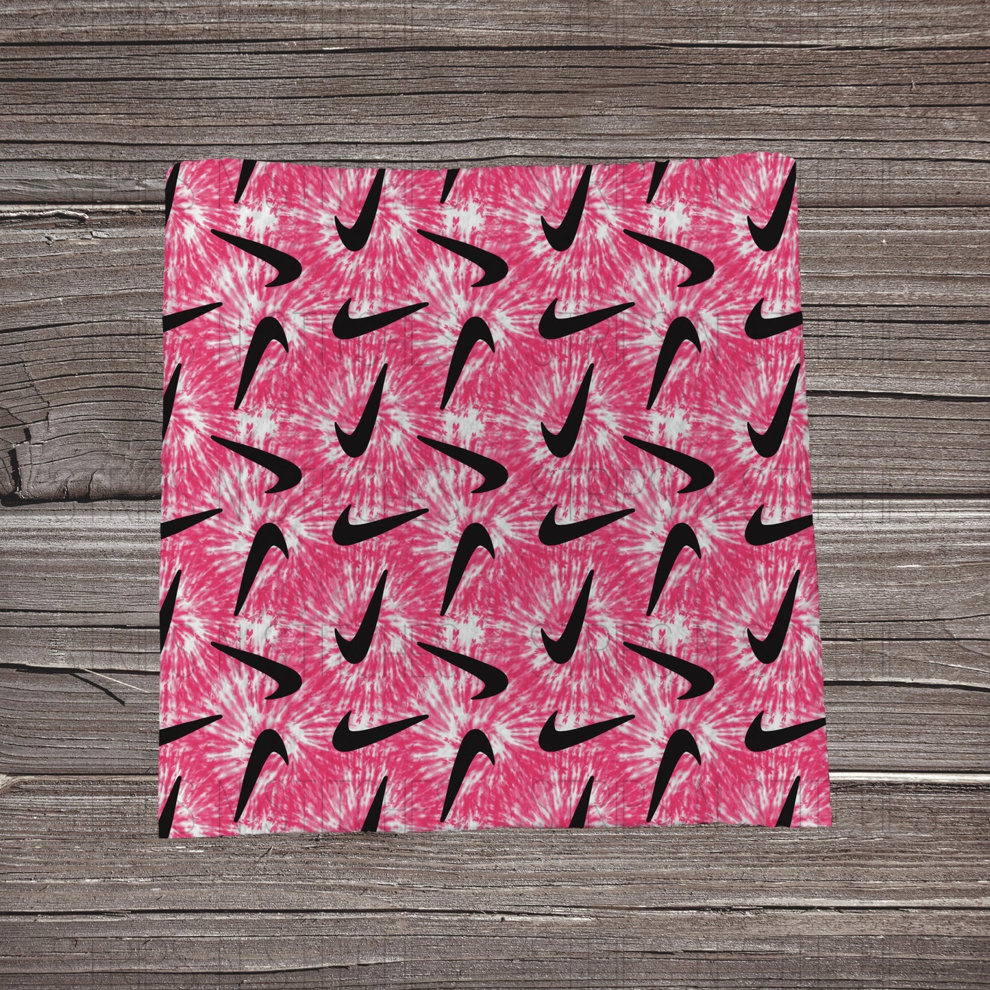 Pink Tie Dye Nike | Fabric Strips | Bow Making | Headw