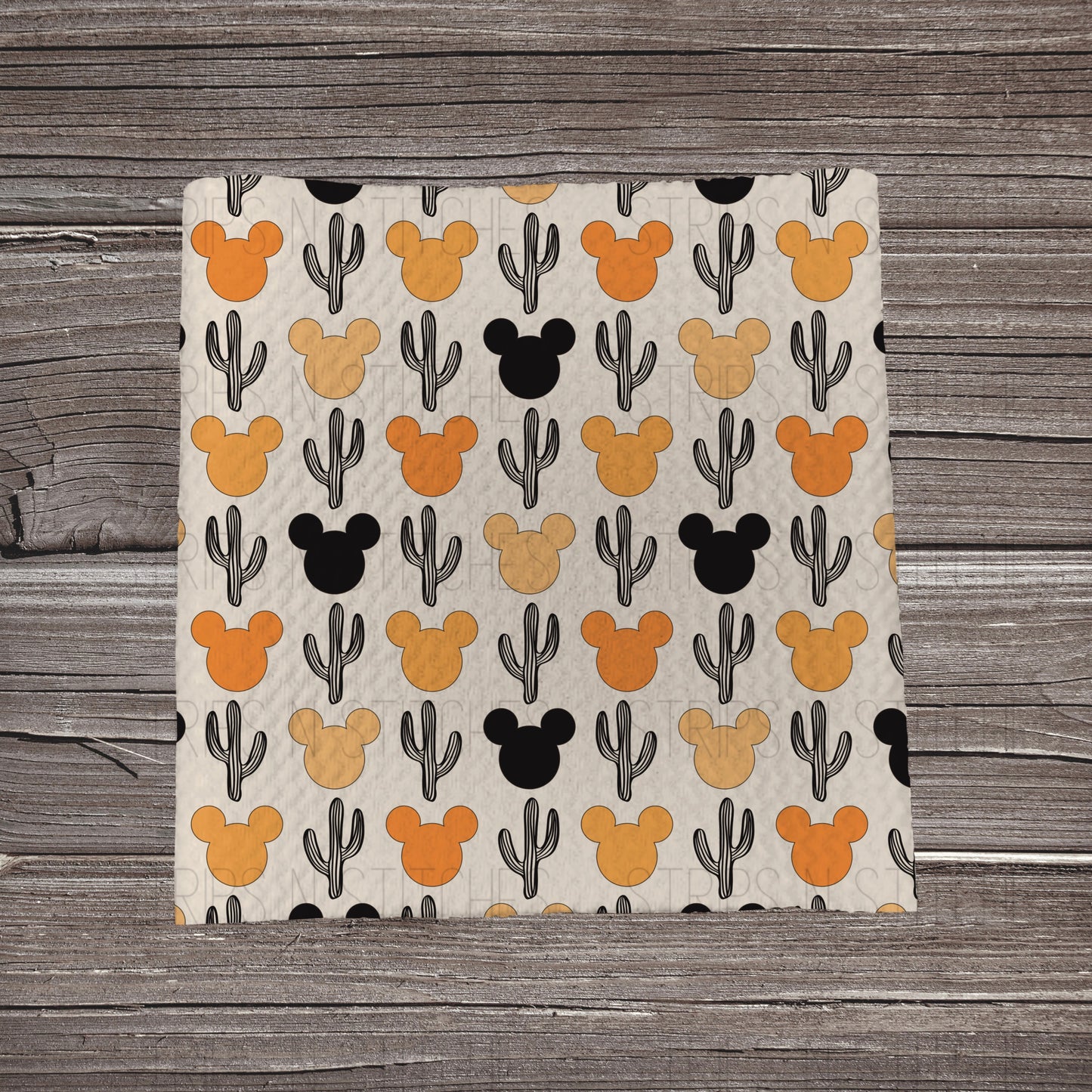 Black & Orange Desert MM | Fabric Strip | Bow Making | Headwrap | Scrunchies