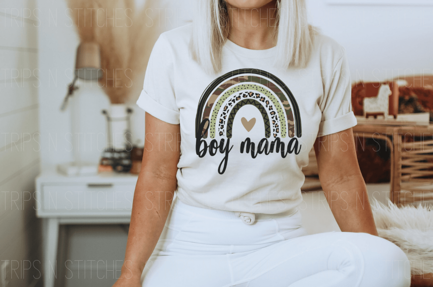 Boy Mama Rainbow DTF Transfer