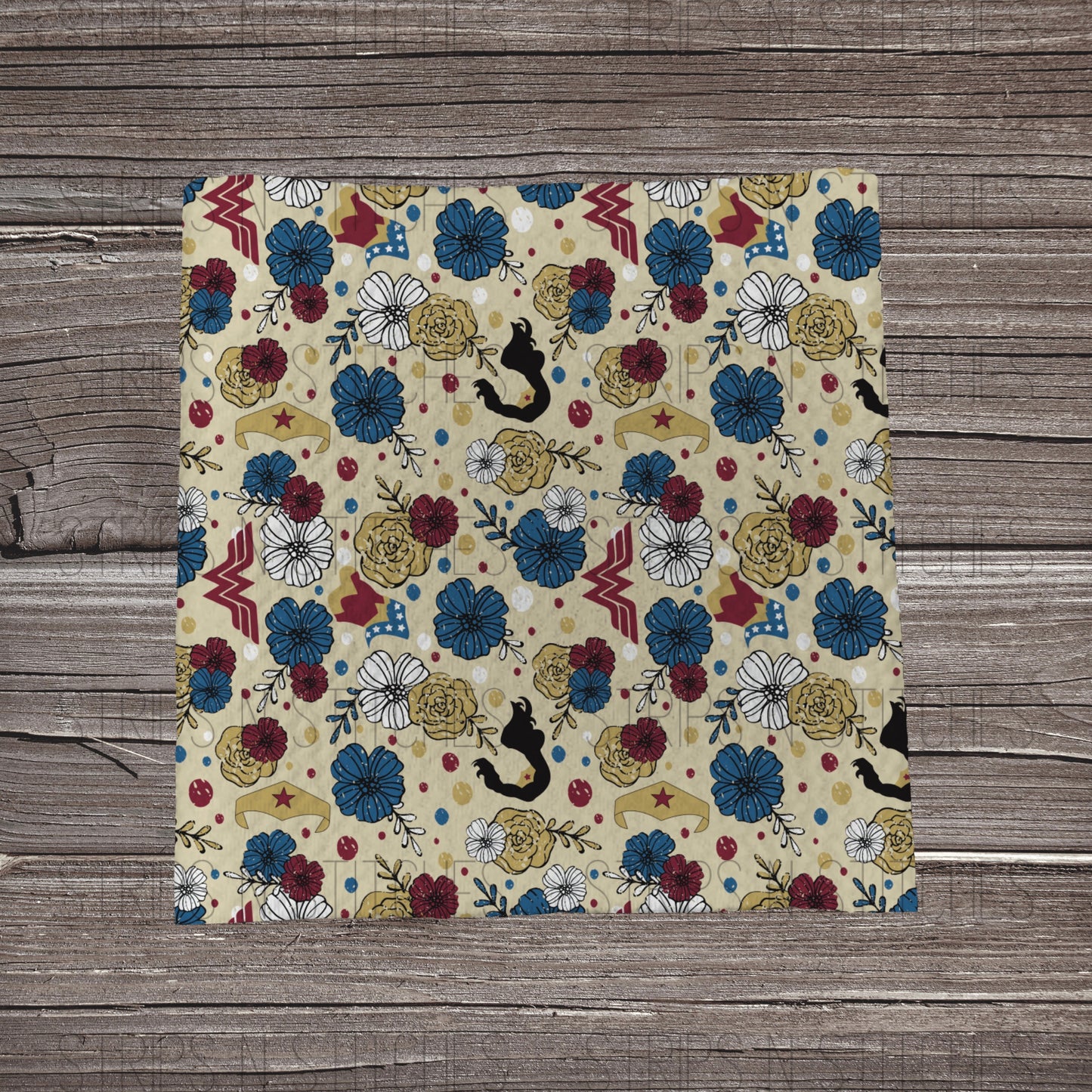 Almost Hidden Wonder | Fabric Strip- Bow Making- Headwrap- Scrunchies