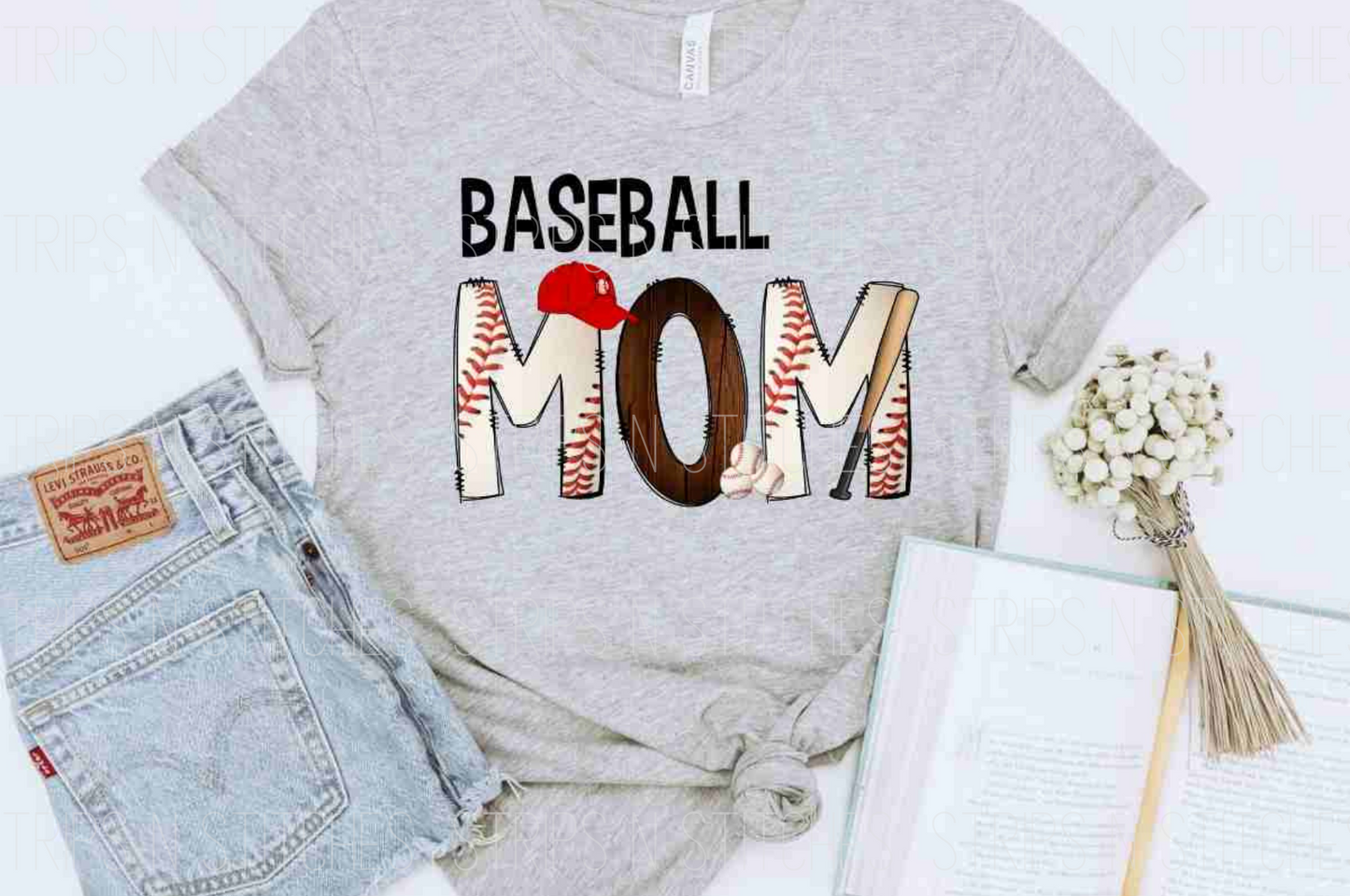 Baseball Mom DTF Transfer