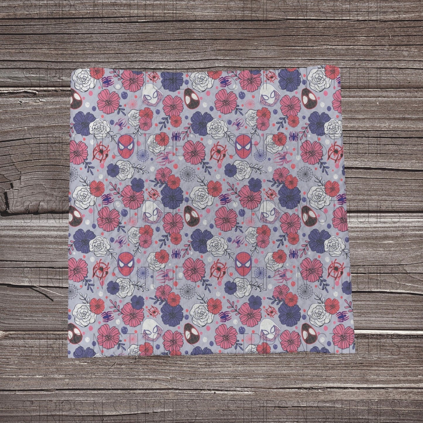 Almost Hidden Spider | Fabric Strip- Bow Making- Headwrap- Scrunchies