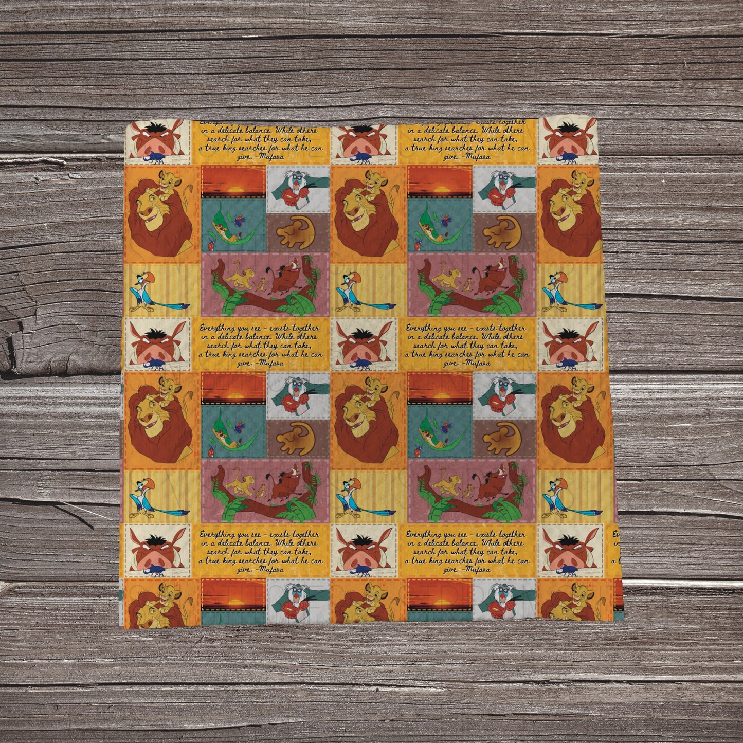 Roar King Patchwork | Fabric Strip- Bow Making- Headwrap- Scrunchies