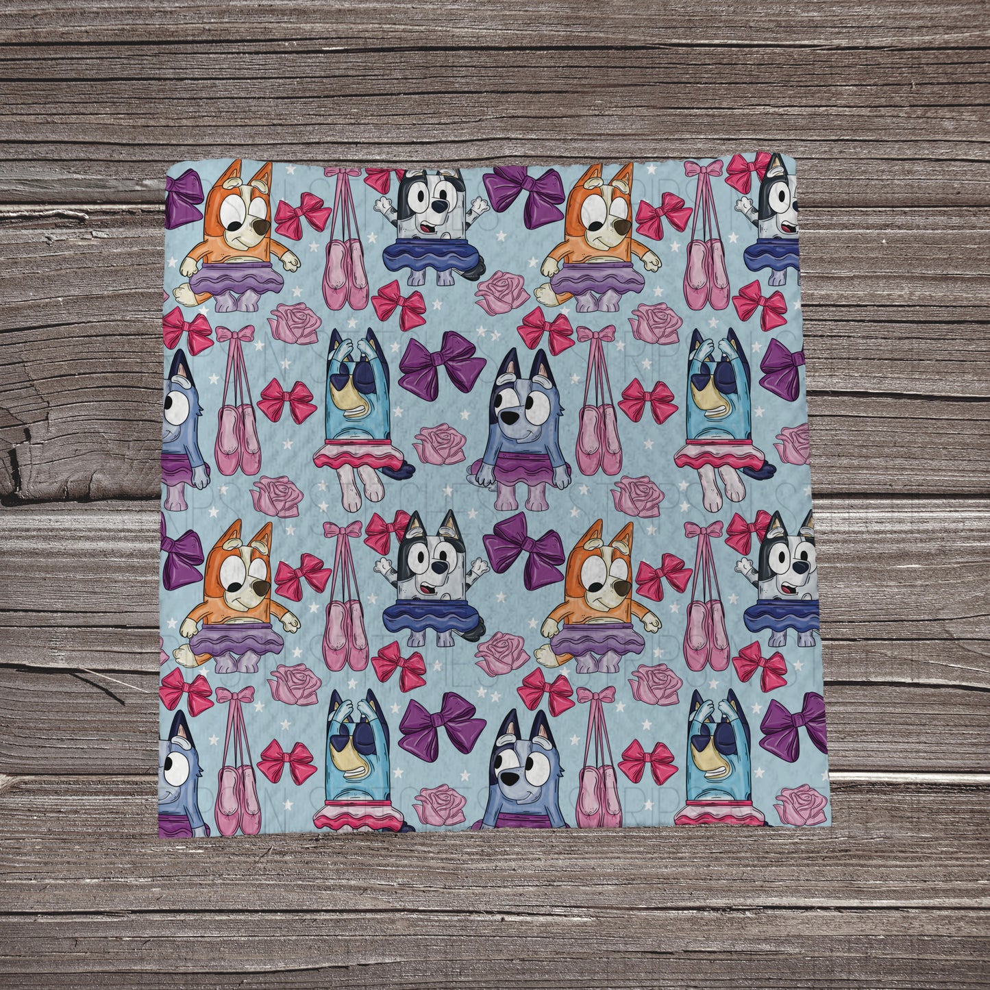 Ballet Bluey | Fabric Strip | Bow Making | Headwrap | Scrunchies