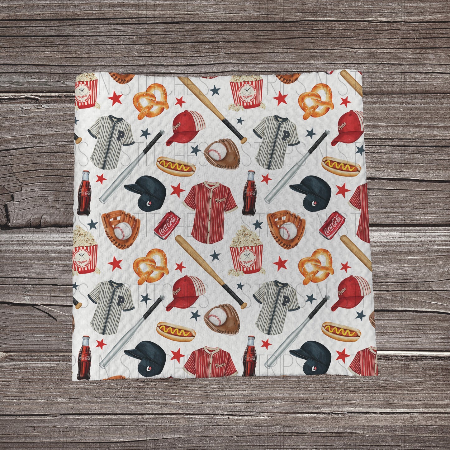 Baseball Gear | Fabric Strip- Bow Making- Headwrap- Scrunchies