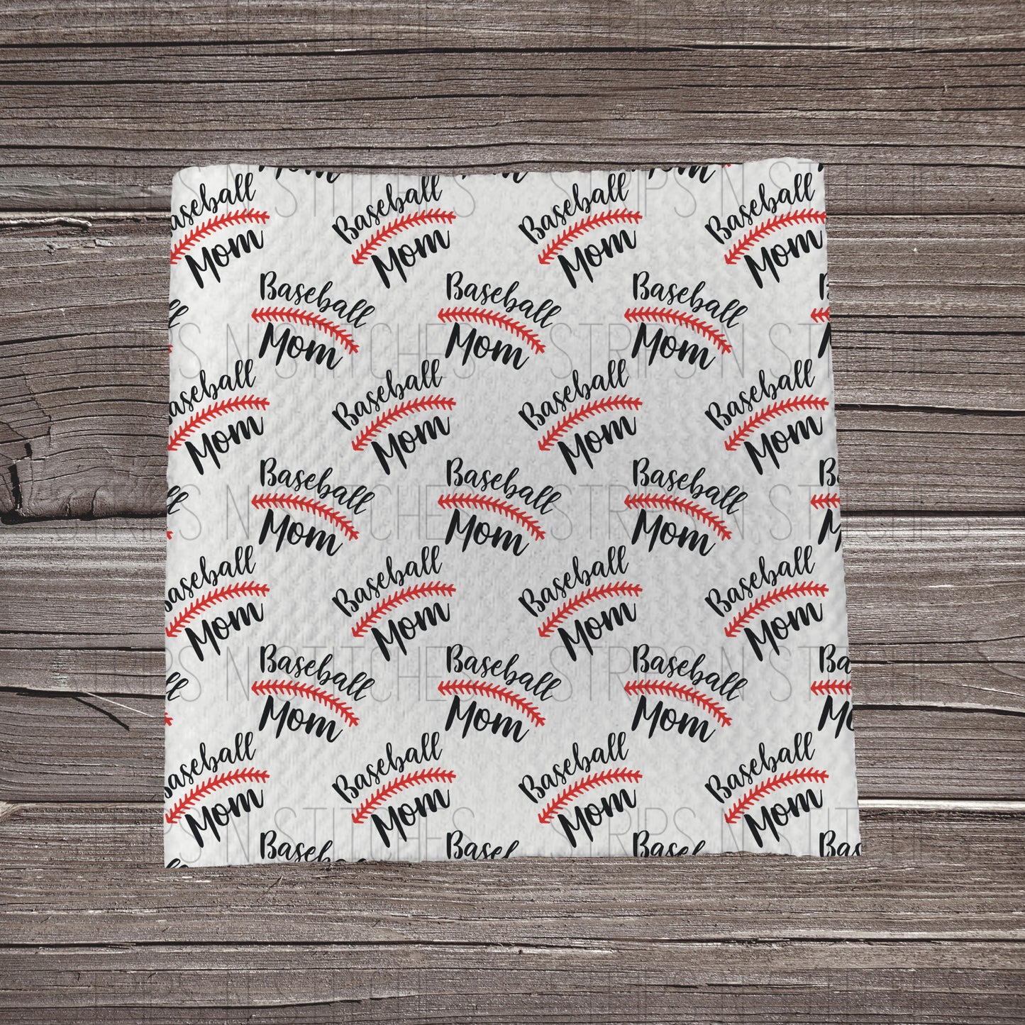 Baseball Mom | Fabric Strip- Bow Making- Headwrap- Scrunchies