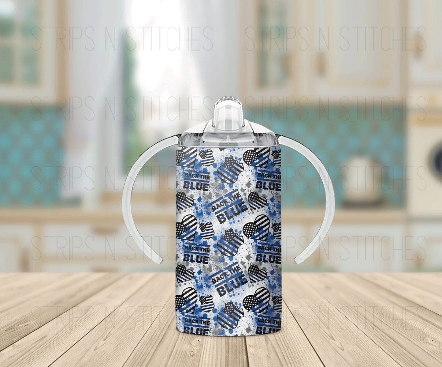 Blue Lives - Grow with Me Tumbler- 12oz- Two Lids