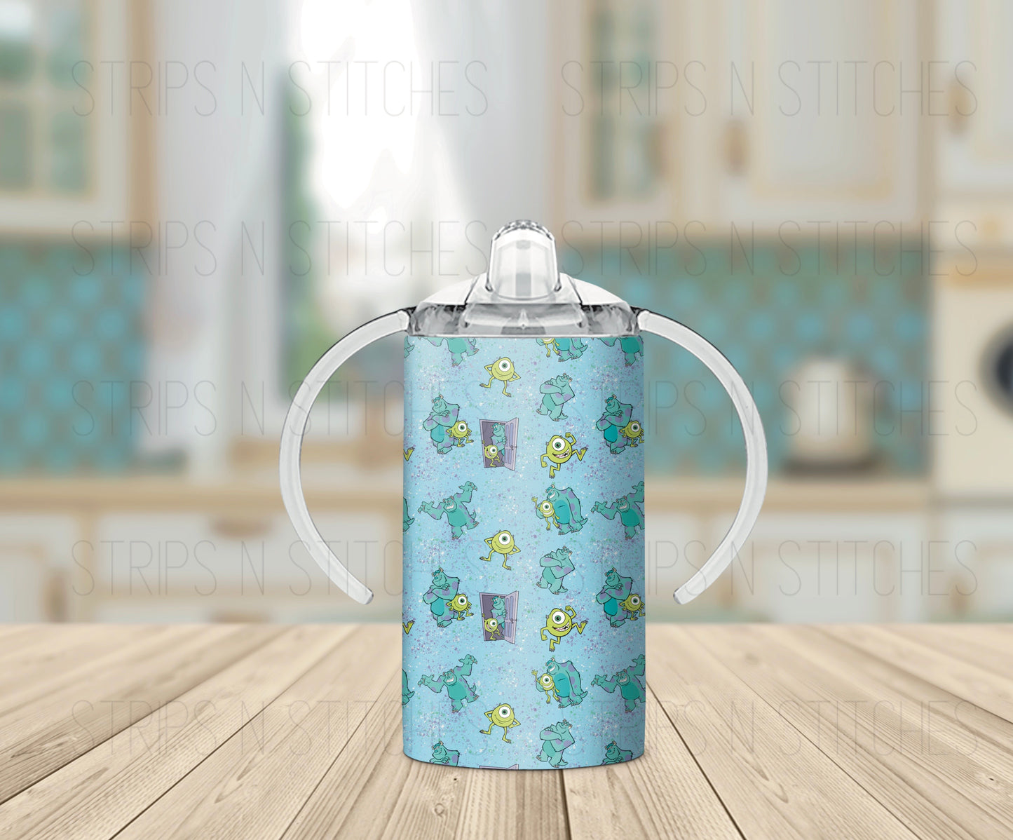 Blue Monsters Inc - Grow with Me Tumbler- 12oz- Two Lids
