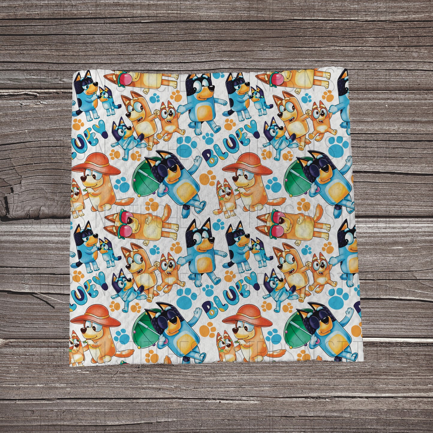 Bluey Party | Fabric Strip- Bow Making- Headwrap- Scrunchies