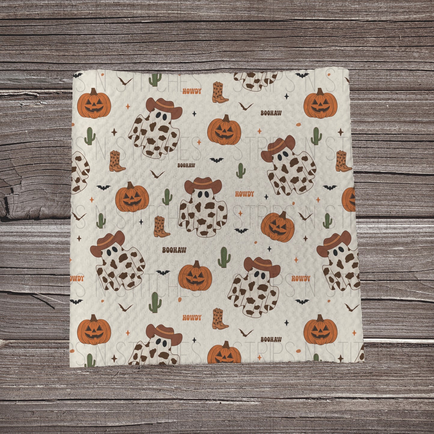 Boo Haw- Cream | Fabric Strip- Bow Making- Headwraps- Scrunchies