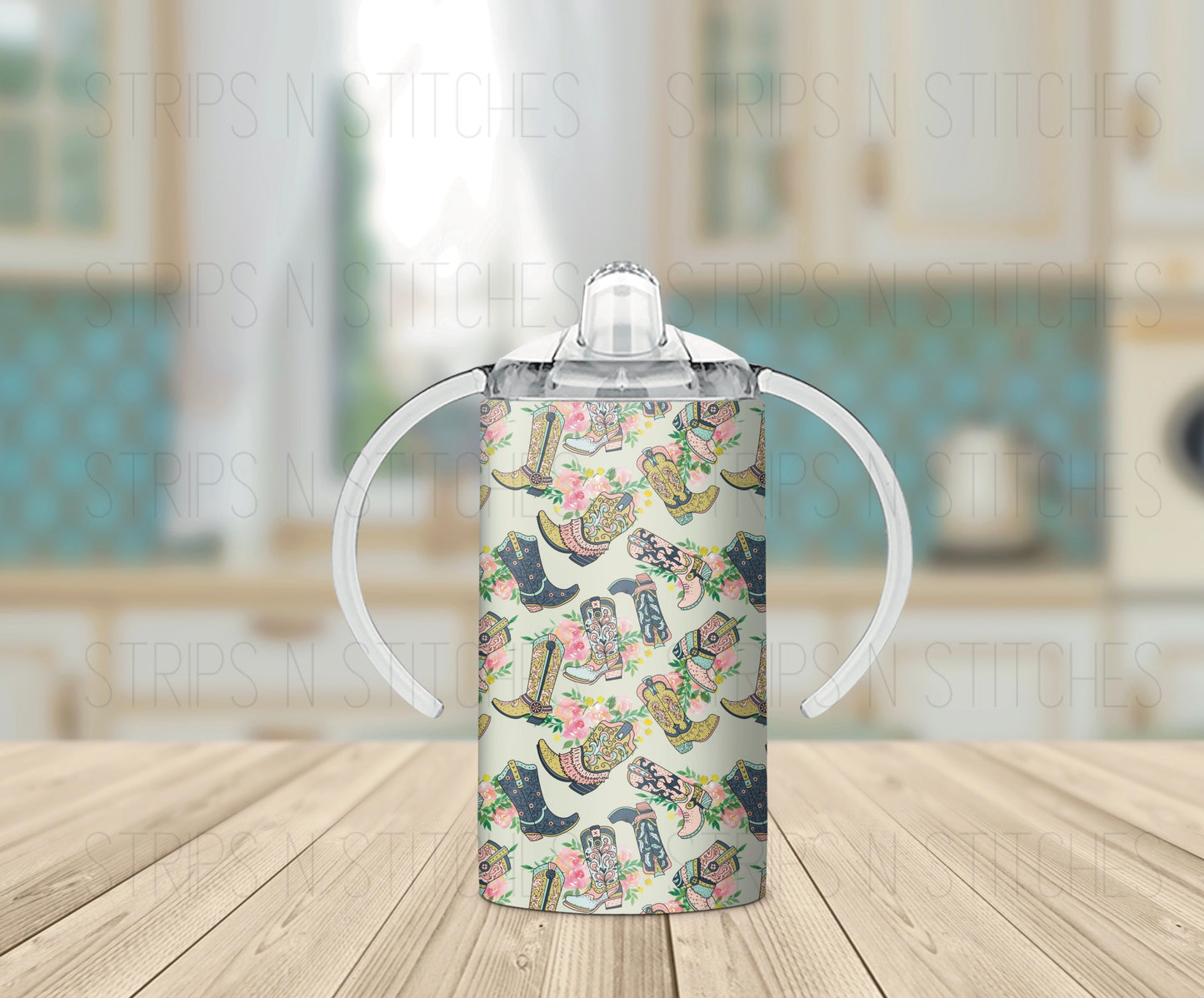 Boots & Flowers - Grow with Me Tumbler- 12oz- Two Lids