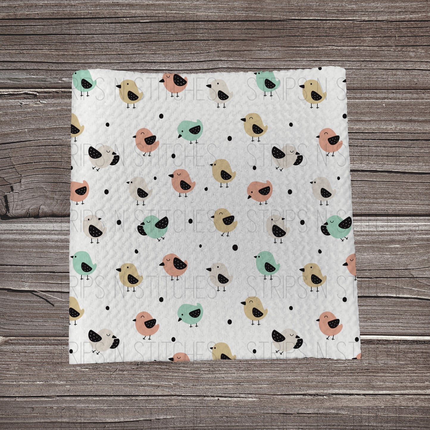 Coloful Simple Birds | Bullet Fabric Strip | Bow Making | Scrunchie | Headwrap