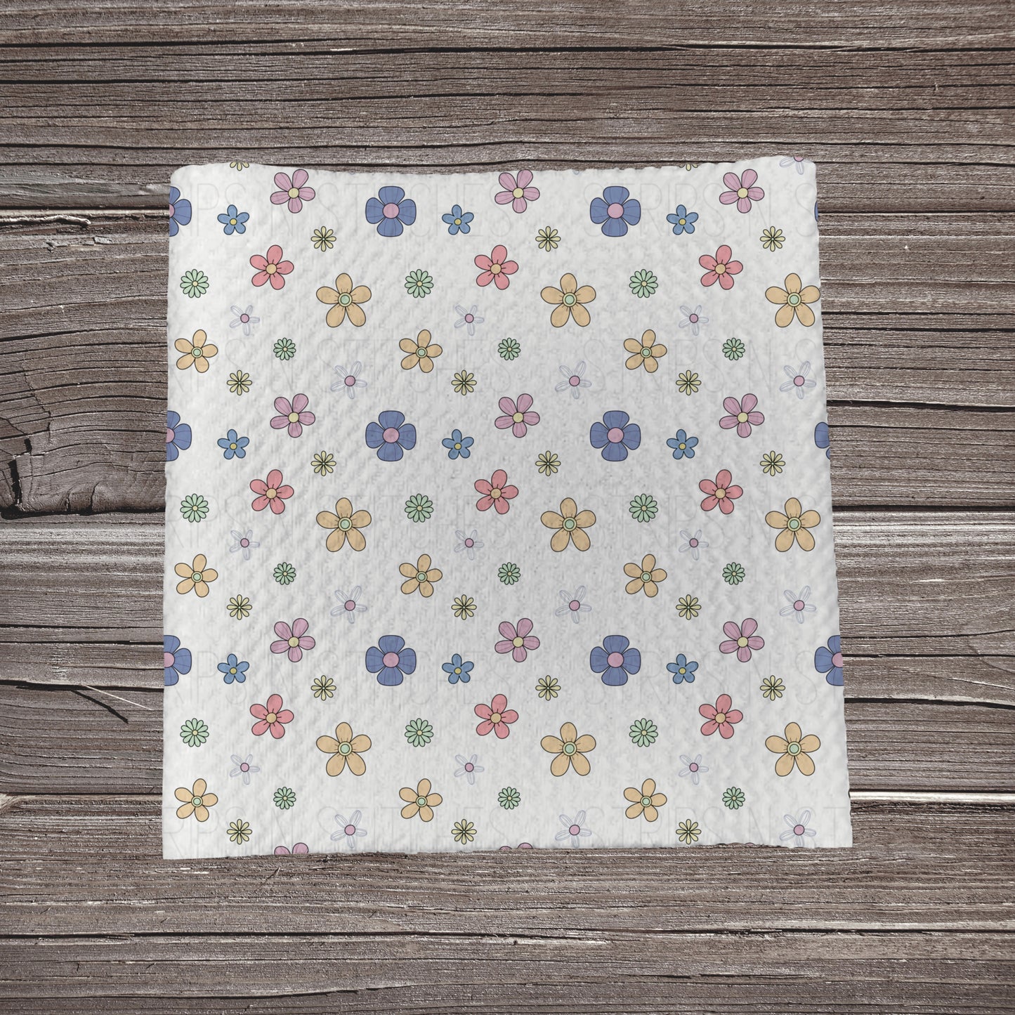 Colorful Simple Flowers | Bullet Fabric Strip | Bow Making | Scrunchie |