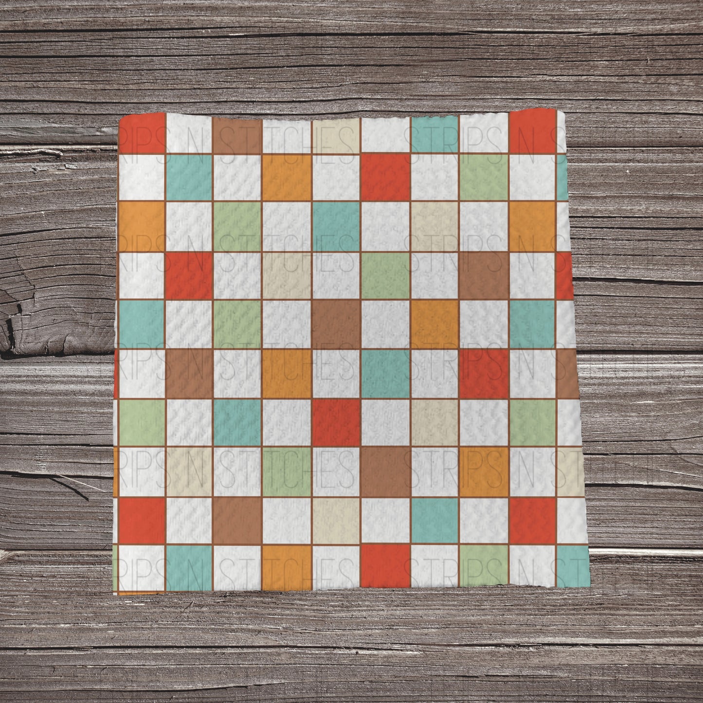 Cowboy Mouse Coord Checkers | Fabric Strip- Bow Making- Headwrap- Scrunchies