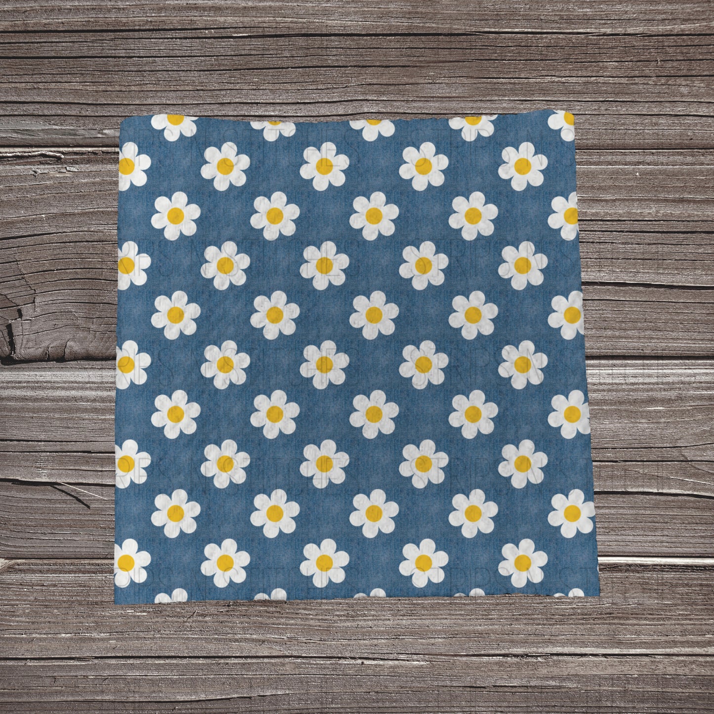 Denim & Flowers *EXCLUSIVE* | Fabric Strip | Bow Making | Headwrap | Scrunchies