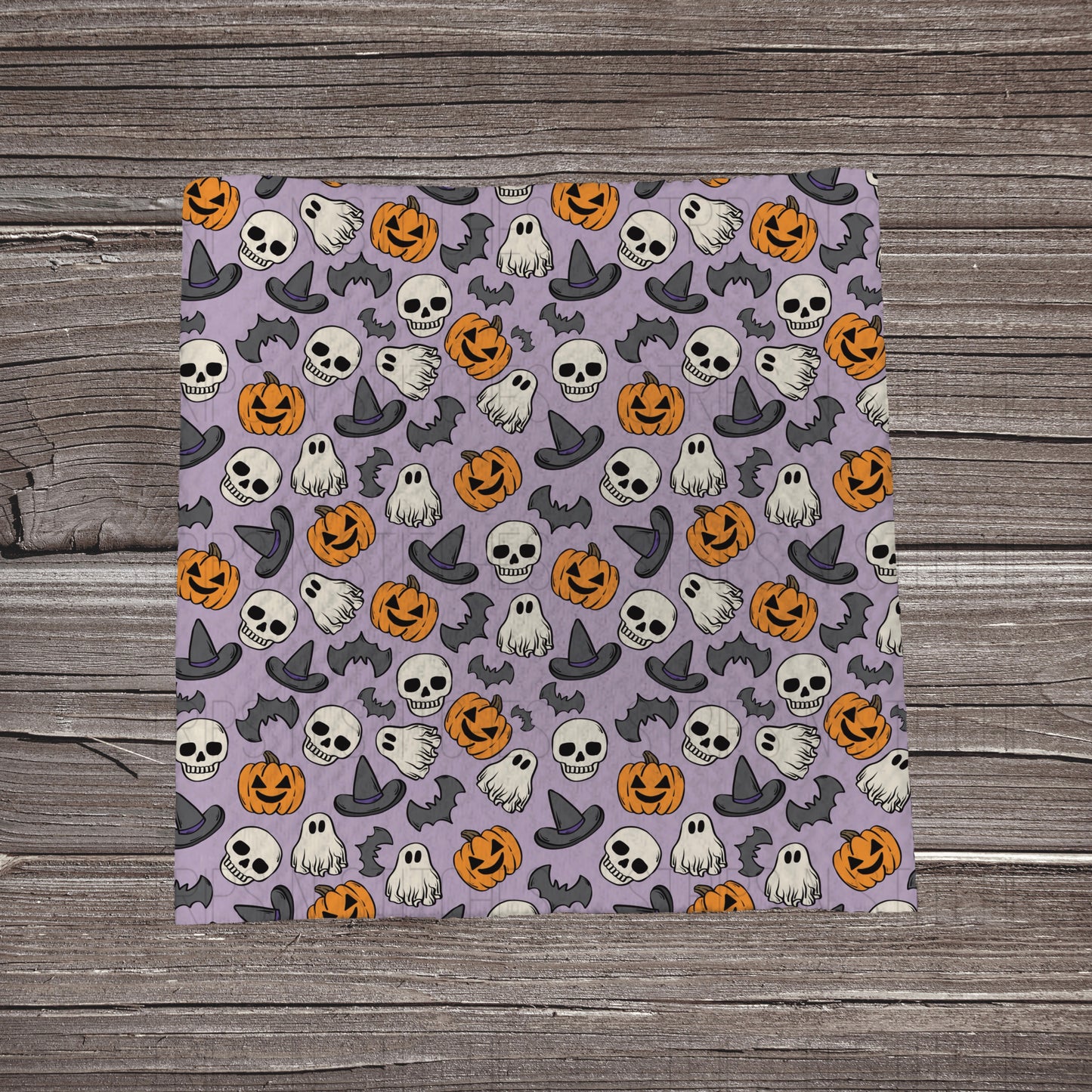 Halloween Scatter Purple | Fabric Strip- Bow Making- Headwrap- Scrunchies