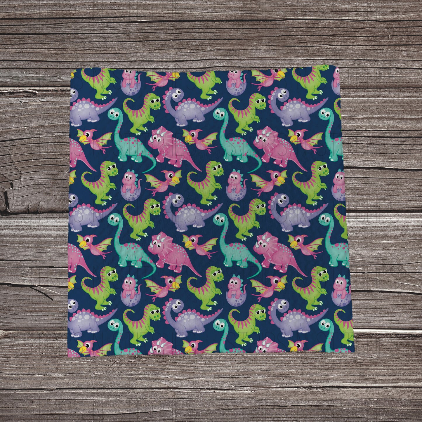 Dark Dinos | Fabric Strips | Bow Making | Head Wrap | Scrunchies