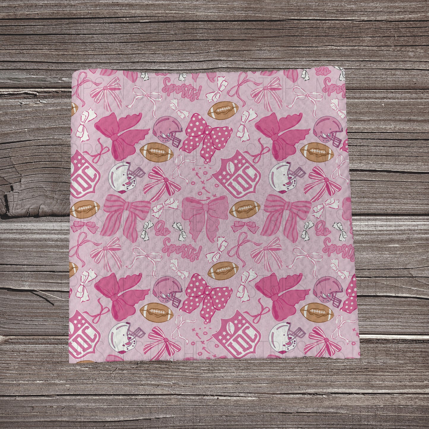 IDC- Go Sports- Pink | Fabric Strip- Bow Making- Headwrap- Scrunchies
