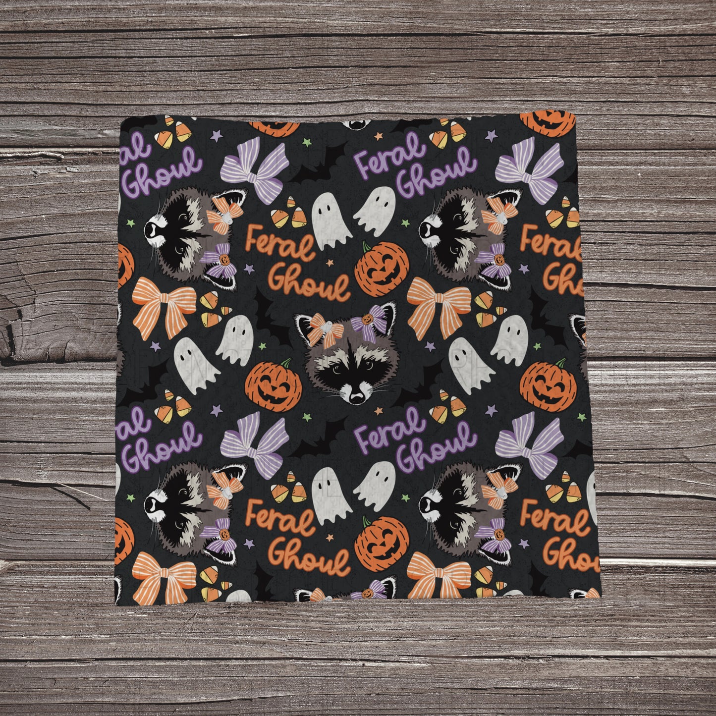 Feral Ghoul Scatter | Fabric Strip | Bow Making | Scrunchies | Headwraps