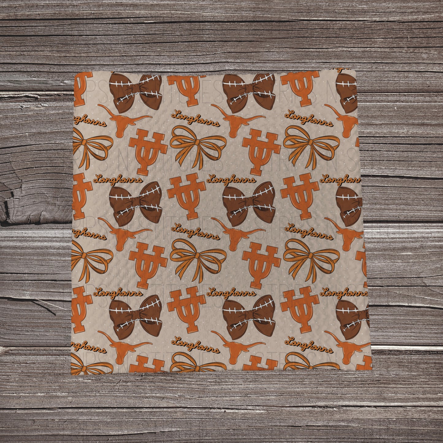 Longhorns- Bows | Fabric Strip- Bow Making- Headwrap- Scrunchies
