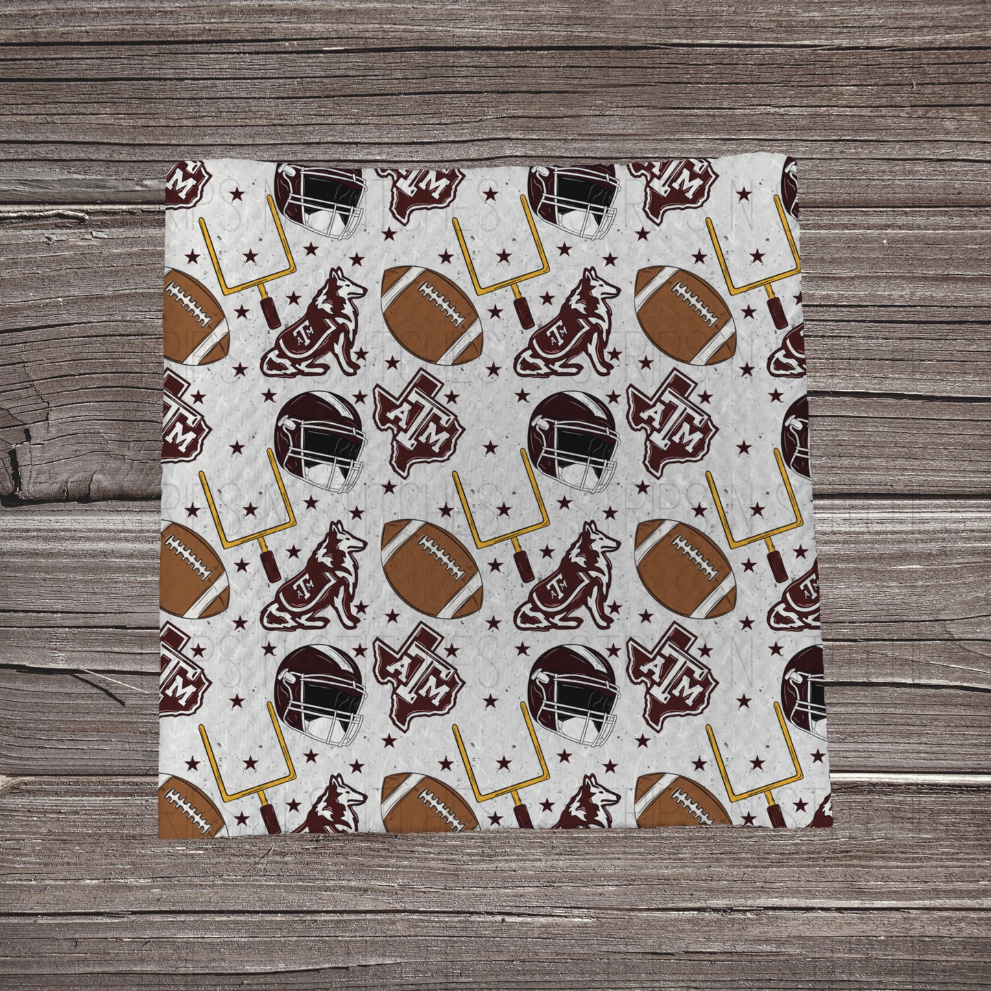 Aggies- Playbook | Fabric Strip- Bow Making- Headwrap- Scrunchies