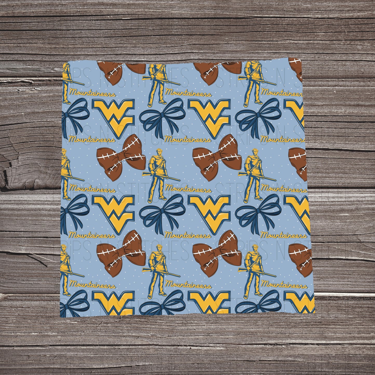 Mountaineers- Bows | Fabric Strip- Bow Making- Headwrap- Scrunchies