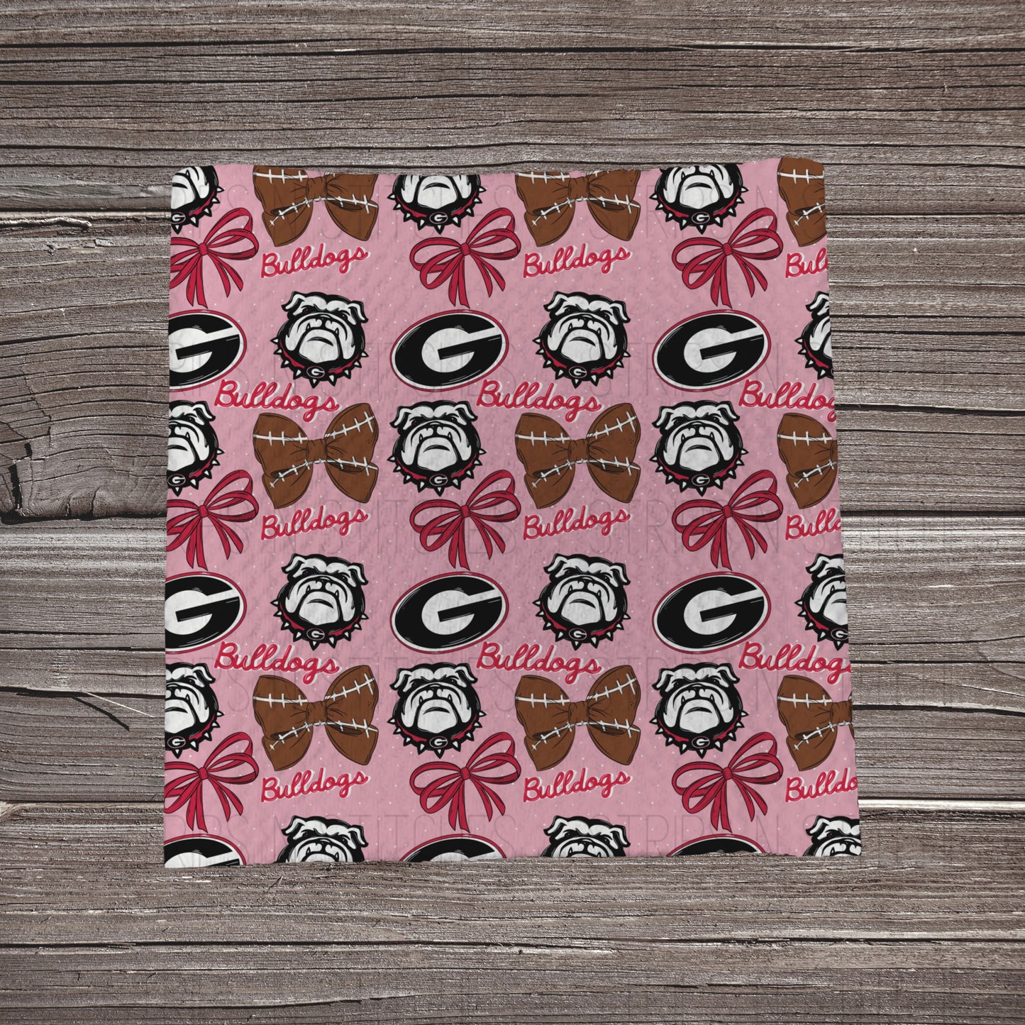 Bulldogs- Bows | Fabric Strip- Bow Making- Headwrap- Scrunchies