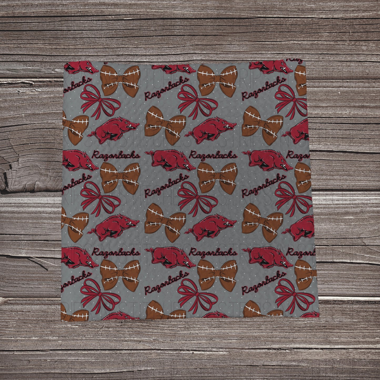 Razorbacks- Bows | Fabric Strip- Bow Making- Headwrap- Scrunchies