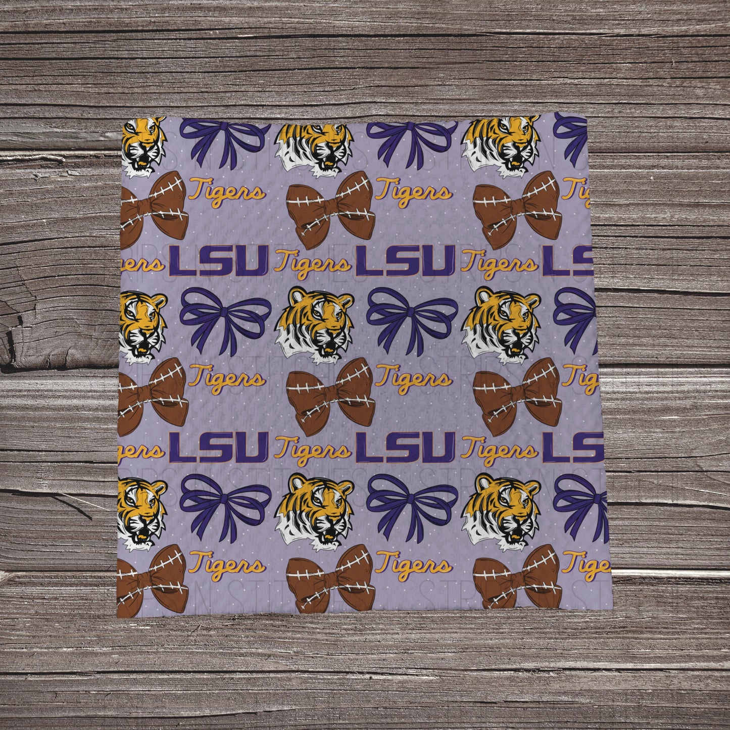 LSU- Bows | Fabric Strip- Bow Making- Headwrap- Scrunchies