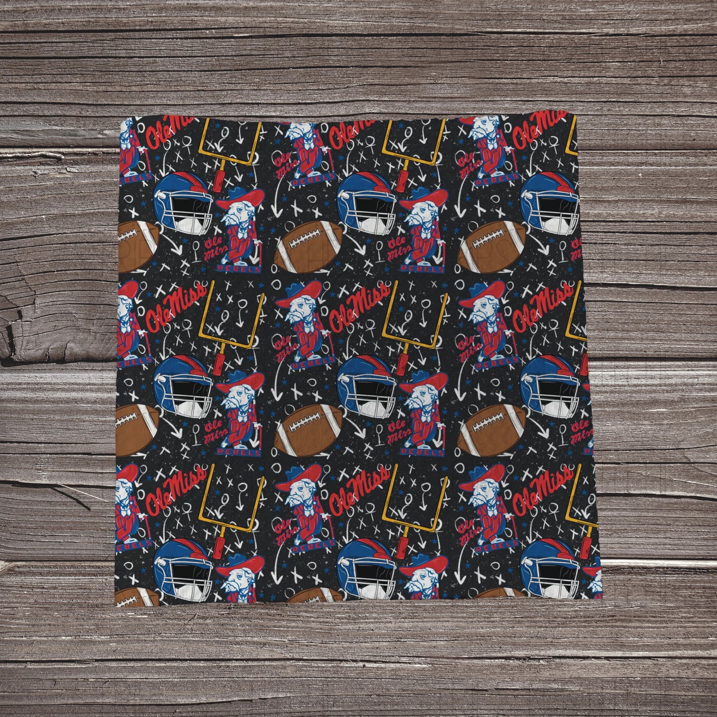 Ole Miss - Playbook | Fabric Strip- Bow Making- Headwrap- Scrunchies