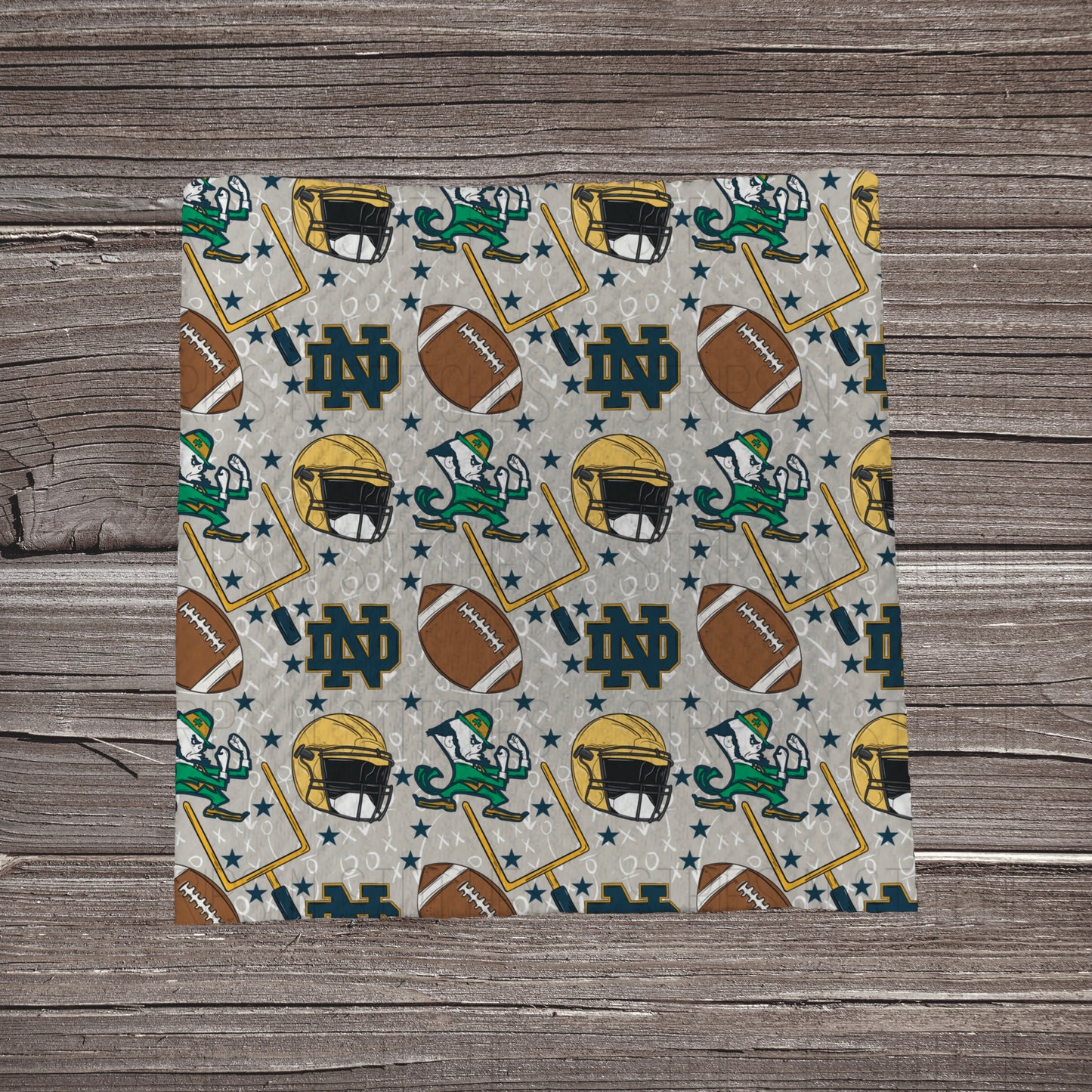 Fighting Irish- Playbook | Fabric Strip- Bow Making- Headwrap- Scrunchies