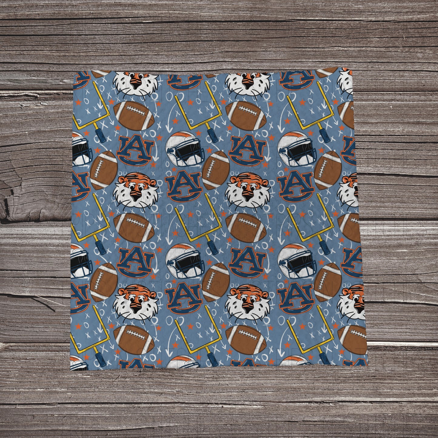 Tigers- Playbook | Fabric Strip- Bow Making- Headwrap- Scrunchies