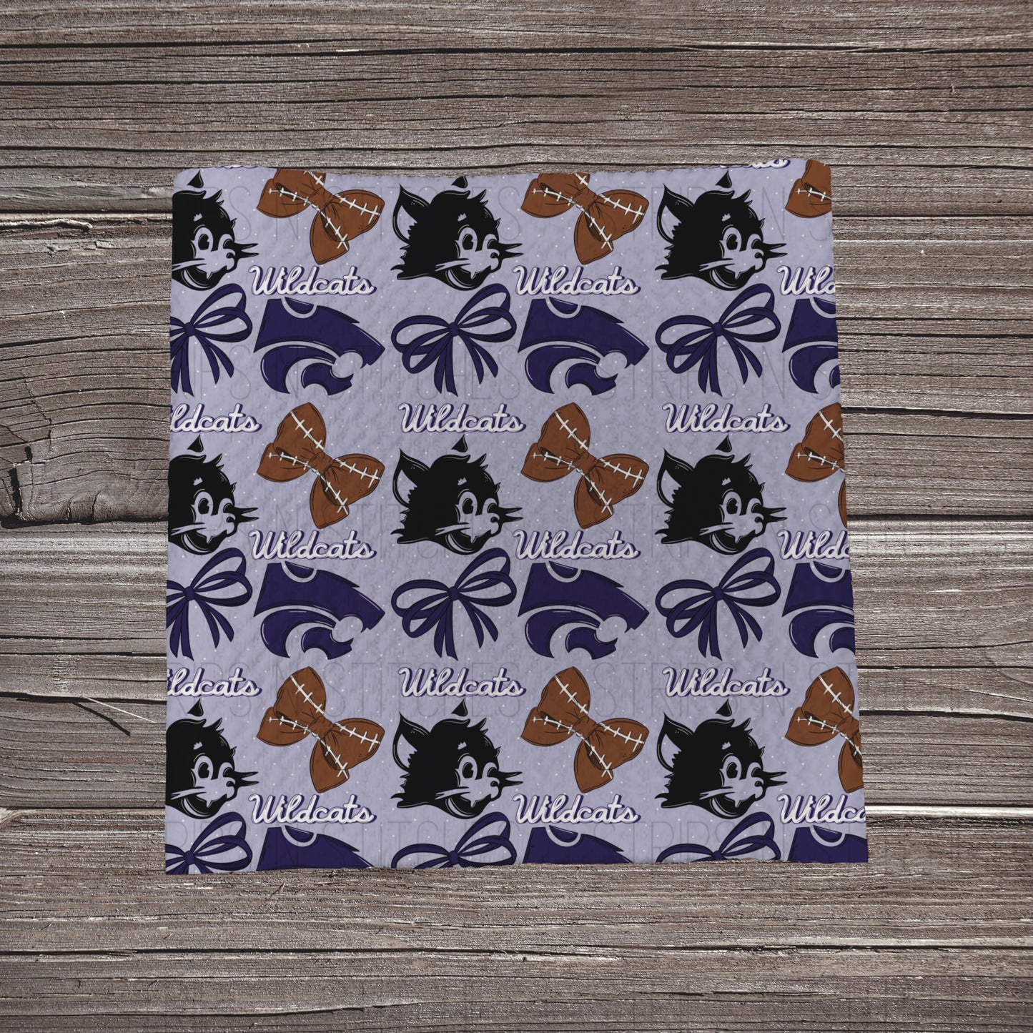 Wildcats- Bows | Fabric Strip- Bow Making- Headwrap- Scrunchies