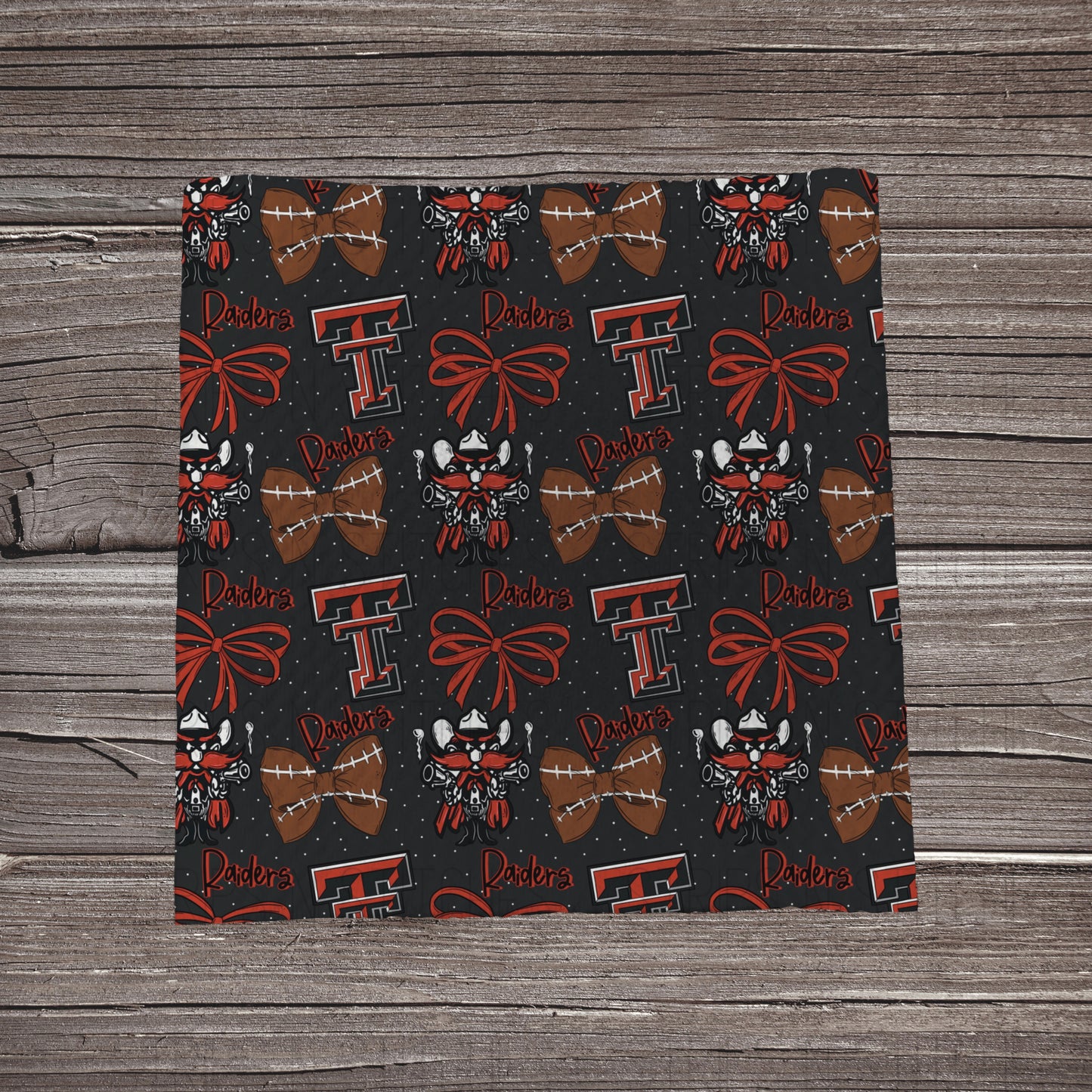 Texas Raiders- Bows | Fabric Strip- Bow Making- Headwrap- Scrunchies