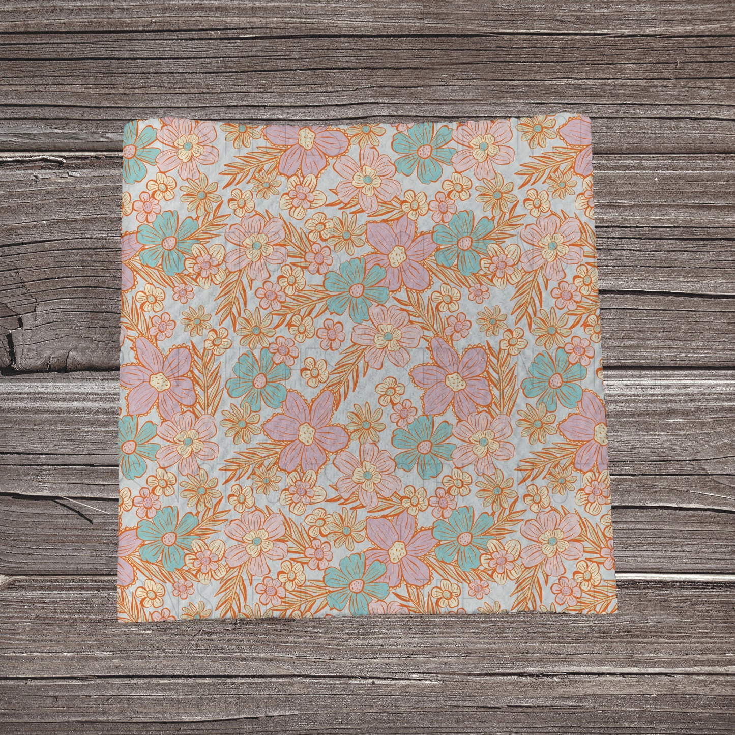 Sketchy Tropical Floral | Fabric Strips | Bow Making | Head Wrap | Scrunchies