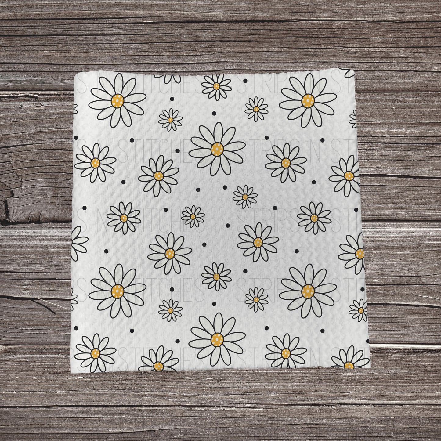 White Daisies | Bow Making | Headwrap | Scrunchies