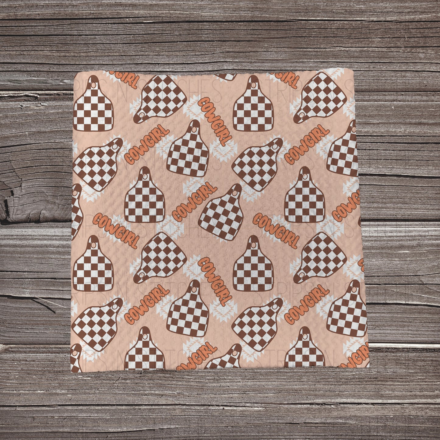 Cowgirl Cow Tags | Bullet Fabric Strip | Bow Making | Scrunchie | Headwraps