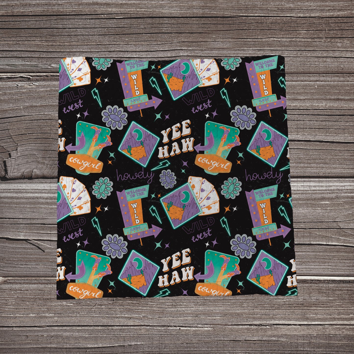 Welcome to the Wild West | Fabric Strip- Bow Making- Headwrap- Scrunchies