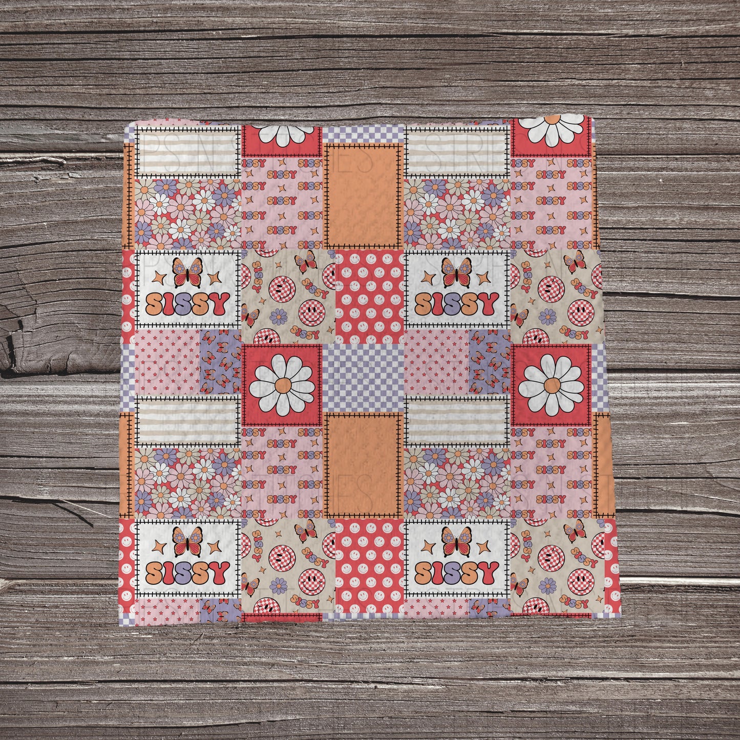 Pastel Sissy Patchwork | Fabric Strip- Bow Making- Headwrap- Scrunchies